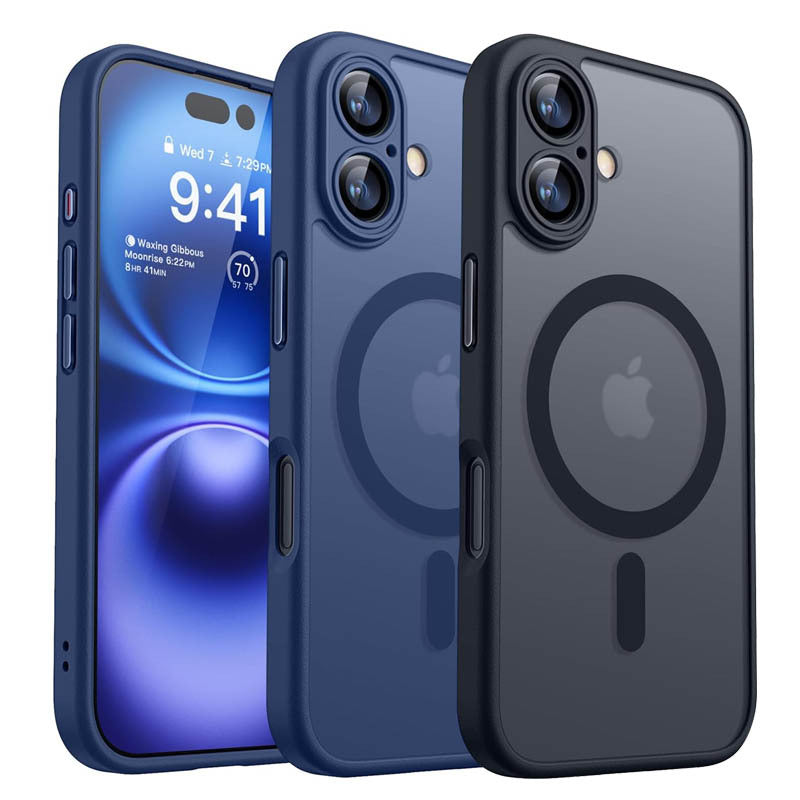 Magnetic Translucent Hybrid Phone Case for iPhone Series