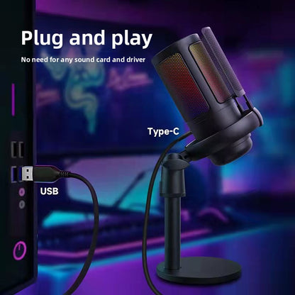 USB Condenser Microphone for Recording Gaming