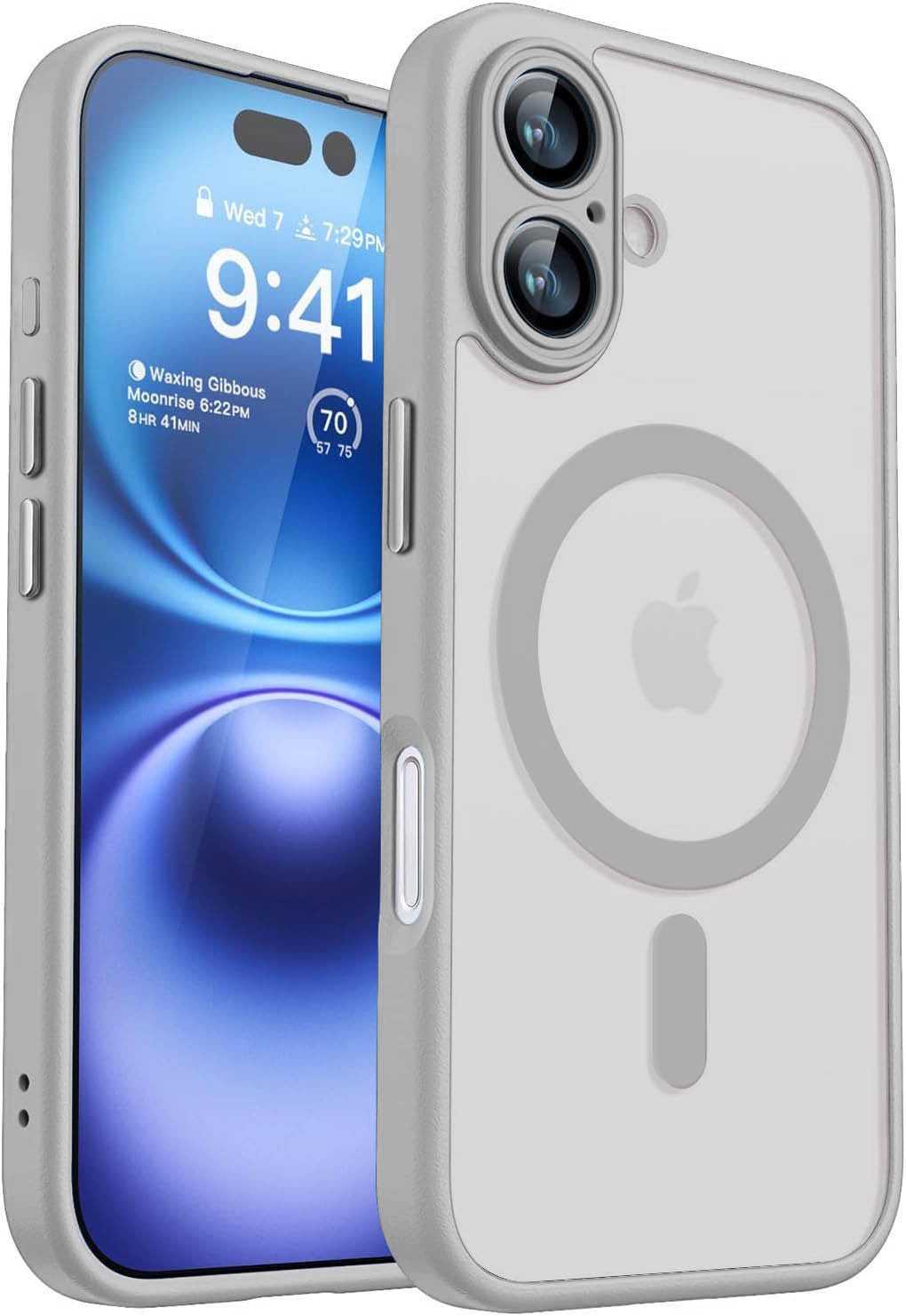 Magnetic Translucent Hybrid Phone Case for iPhone Series