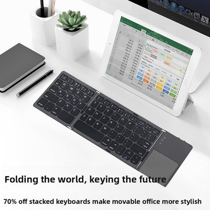 Foldable Bluetooth Keyboard for Mobile Tablet Laptop