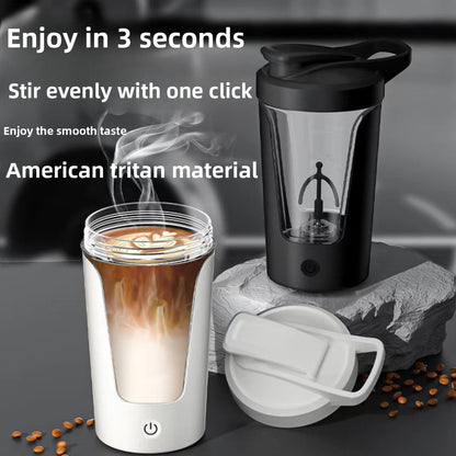 self-stirring mug