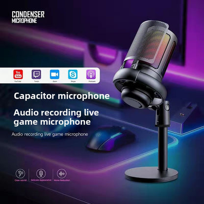 USB Condenser Microphone for Recording Gaming